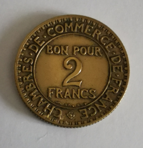 2 FRANCS 1922 Chambre de commerce