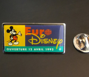 Pin's EuroDisney  ouverture 12 avril 1992