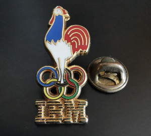 Pin's Jeux Olympiques - Coq Sportif IBM