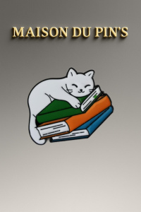 Pin's Chat sur livres