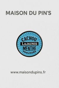 Pin's Cachou Lajaunie Menthe