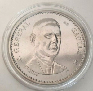 Médaille général de gaulle h. Thiebaud