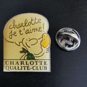 Pin's CHARLOTTE Qualité Club "Charlotte je t'aime ! "